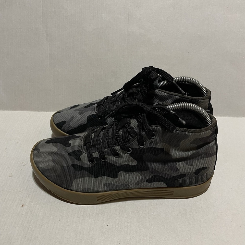 NOBULL Womens 8 SuperFabric High Top Trainer Camo Gum CrossFit Sneakers Mens 6.5